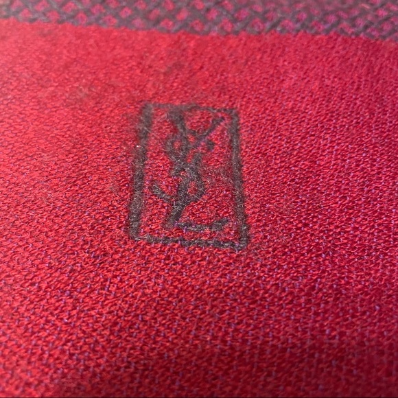 Unisex YSL Wool Scarf - Picture 6 of 8